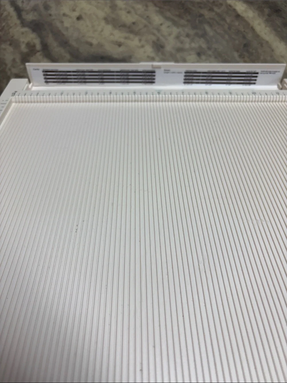 Martha Stewart White Scoring Board with Ruler